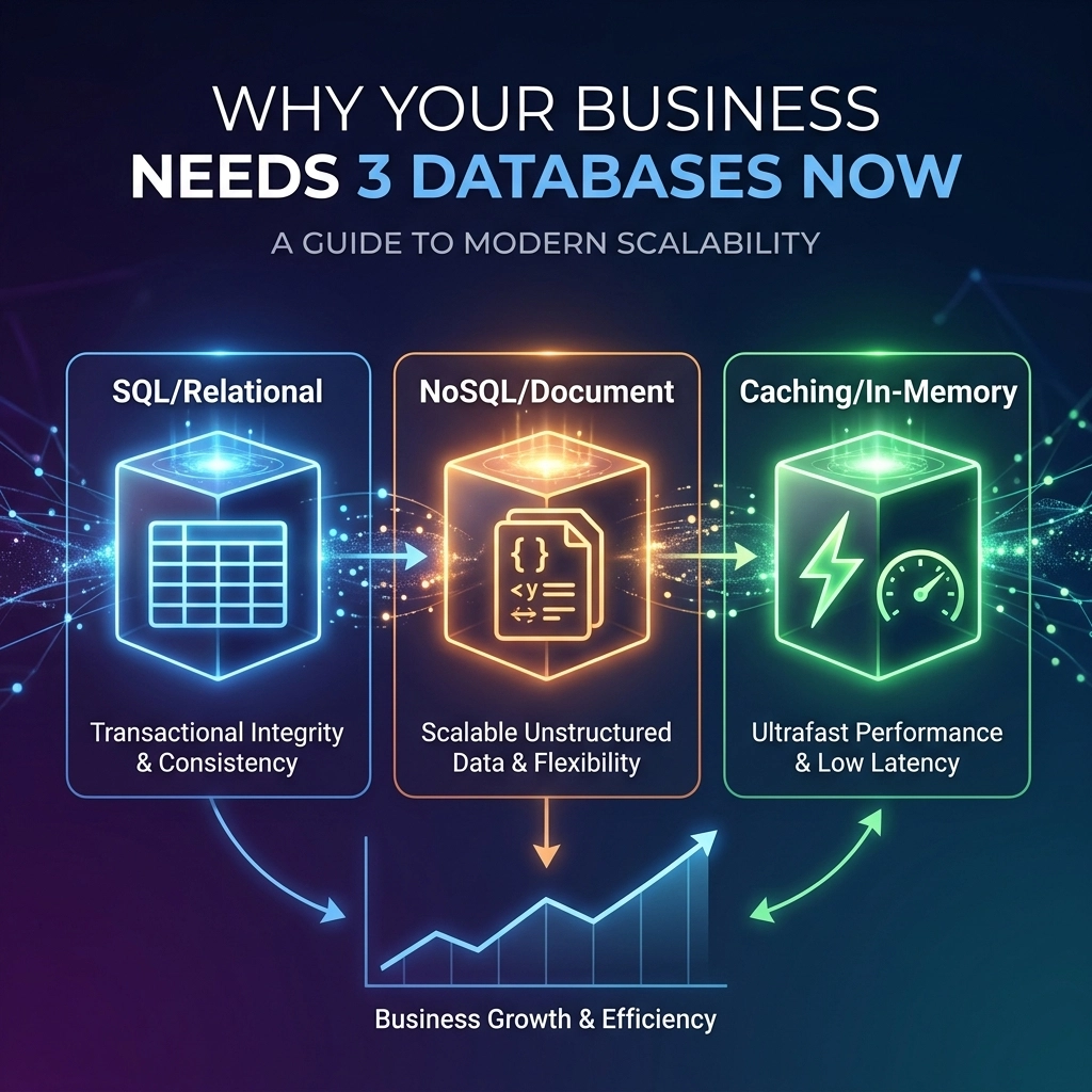 Why Your Business Needs 3 Databases Now: A Guide to Modern Scalability